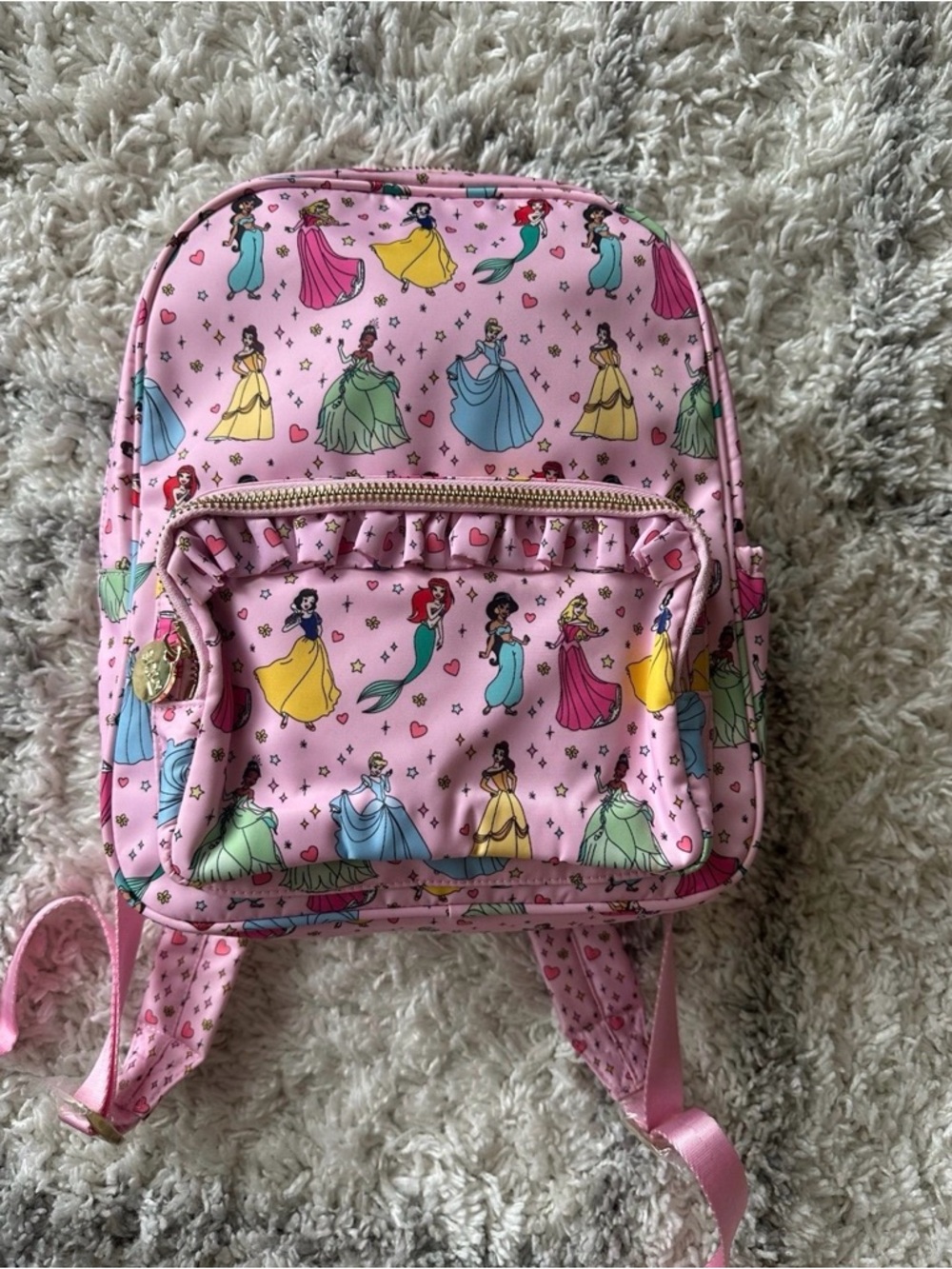 Stoney Clover Lane Never Stop Dreaming Princess Fanny bag backpack flat pouch - Picture 3 of 5